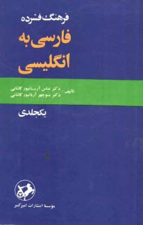 پایانه - فرهنگ فشرده فارسی به انگلیسی یکجلدی